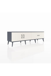 Hyperion TV Ünitesi Tek Raflı Tek Çekmeceli 2 Kapaklı 176x44x51 Antrasit-Aytaşı/Aytaşı