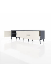 Hyperion TV Ünitesi Tek Raflı Tek Çekmeceli 2 Kapaklı 176x44x51 Antrasit-Aytaşı/Aytaşı