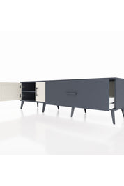 Hyperion TV Ünitesi Tek Raflı Tek Çekmeceli 2 Kapaklı 176x44x51 Antrasit-Aytaşı/Antrasit