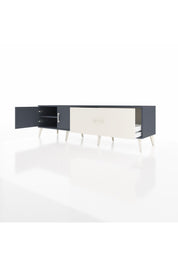 Hyperion TV Ünitesi Tek Raflı Tek Çekmeceli 2 Kapaklı 176x44x51 Antrasit-Antrasit/Aytaşı