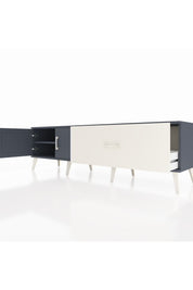 Hyperion TV Ünitesi Tek Raflı Tek Çekmeceli 2 Kapaklı 176x44x51 Antrasit-Antrasit/Aytaşı