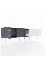 Hyperion TV Ünitesi Tek Raflı Tek Çekmeceli 2 Kapaklı 176x44x51 Antrasit-Antrasit/Aytaşı