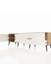 Hyperion TV Ünitesi Tek Raflı Tek Çekmeceli 2 Kapaklı 176x44x51 Çam-Aytaşı/Aytaşı