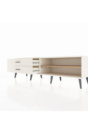 Hyperion TV Ünitesi Tek Raflı 2 Çekmeceli  176x44x51 Aytaşı-Çam/Aytaşı