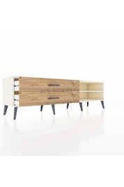 Hyperion TV Ünitesi Tek Raflı 2 Çekmeceli  176x44x51 Aytaşı-Aytaşı/Çam