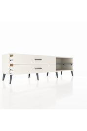 Hyperion TV Ünitesi Tek Raflı 2 Çekmeceli  176x44x51 Aytaşı-Antrasit/Aytaşı