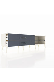 Hyperion TV Ünitesi Tek Raflı 2 Çekmeceli  176x44x51 Aytaşı-Antrasit/Antrasit