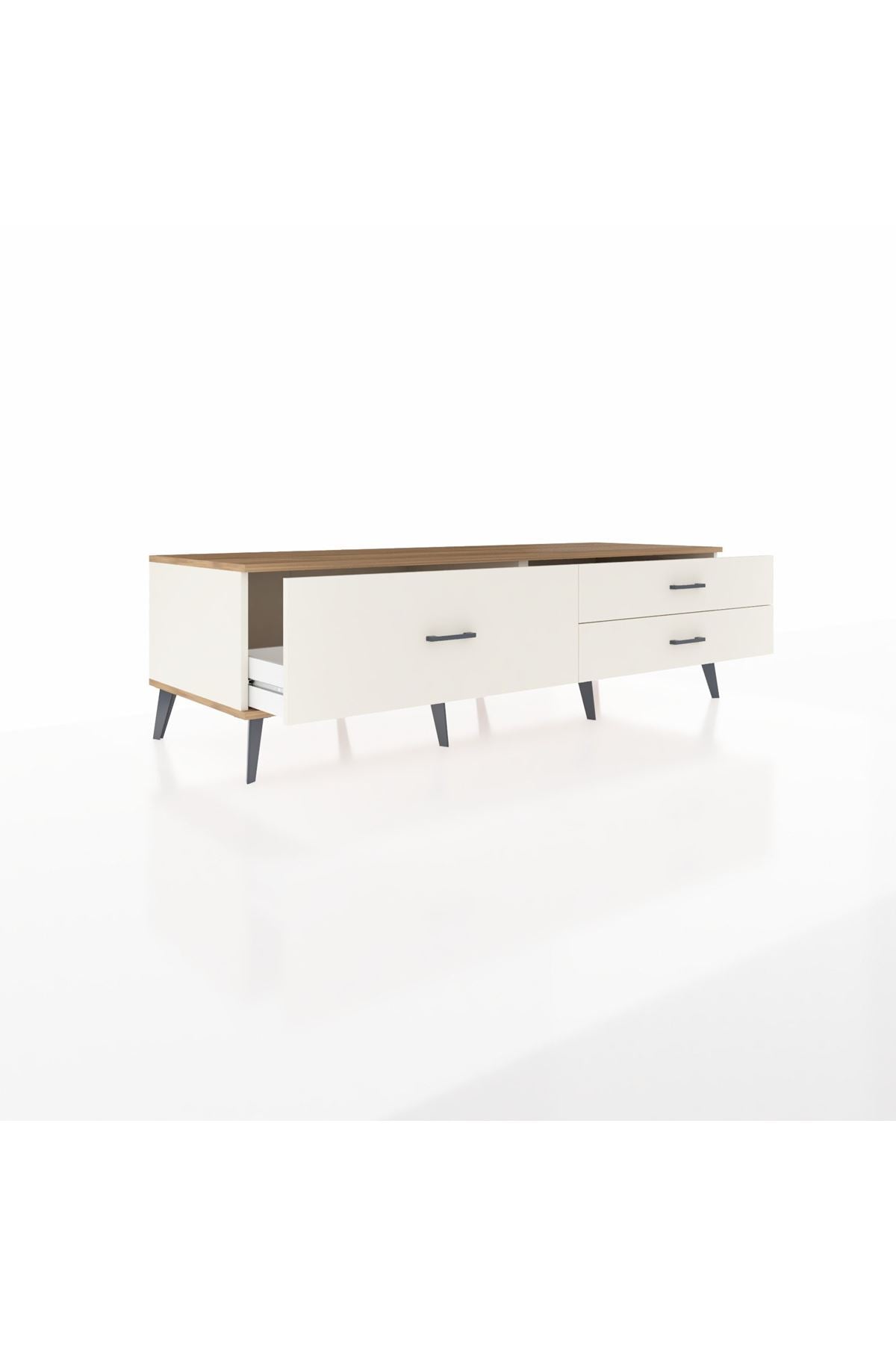 Kronos TV Ünitesi 3 Çekmeceli  176x59x51 Aytaşı-Çam/Aytaşı
