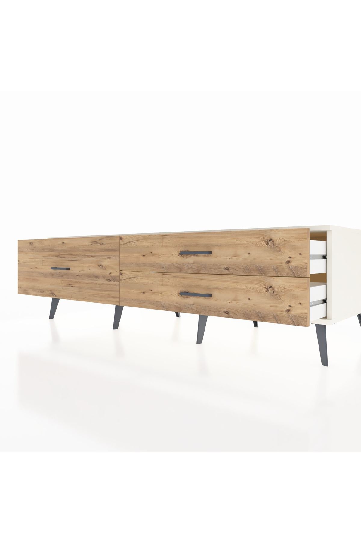 Kronos TV Ünitesi 3 Çekmeceli  176x59x51 Aytaşı-Aytaşı/Çam