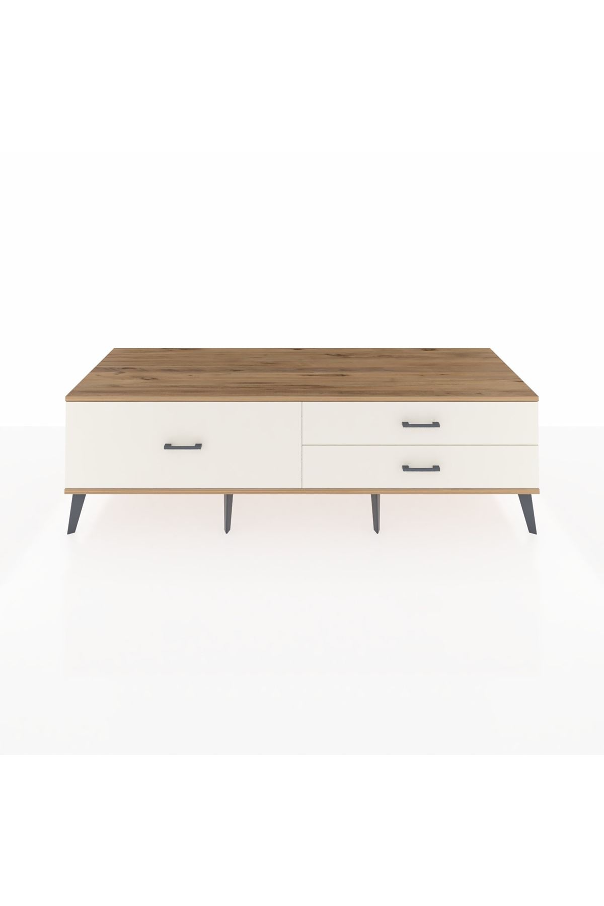 Kronos TV Ünitesi 3 Çekmeceli  176x59x51 Çam-Çam/Aytaşı