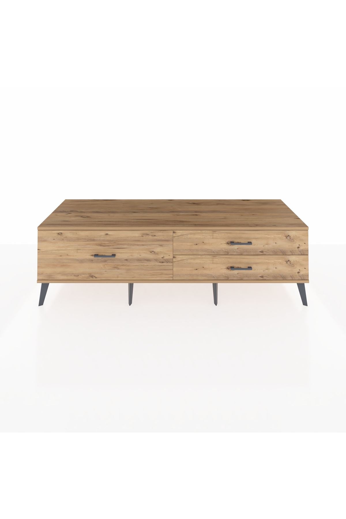 Kronos TV Ünitesi 3 Çekmeceli  176x59x51 Çam-Çam/Çam
