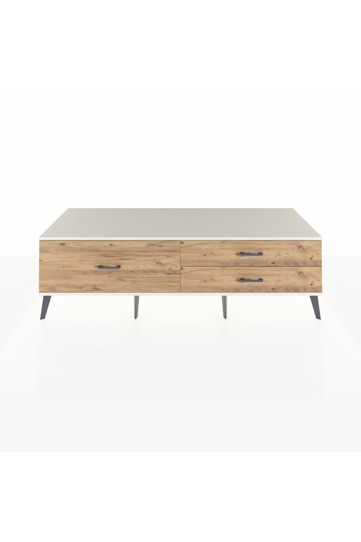 Kronos TV Ünitesi 3 Çekmeceli  176x59x51 Çam-Aytaşı/Çam