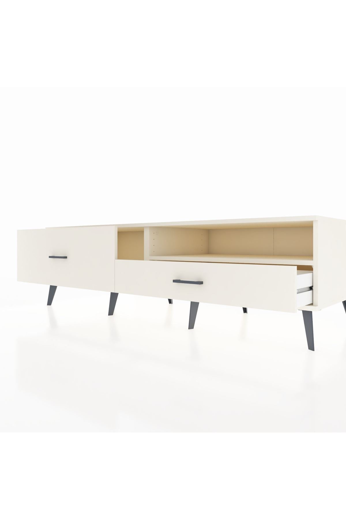 Kronos TV Ünitesi Tek Raflı 2 Çekmeceli  176x59x51 Aytaşı-Aytaşı/Aytaşı