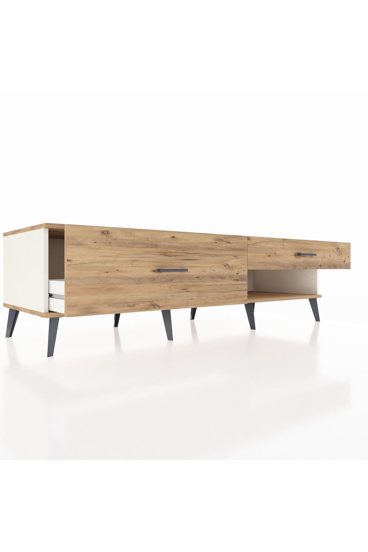Kronos TV Ünitesi 2 Çekmeceli  176x59x51 Aytaşı-Çam/Çam