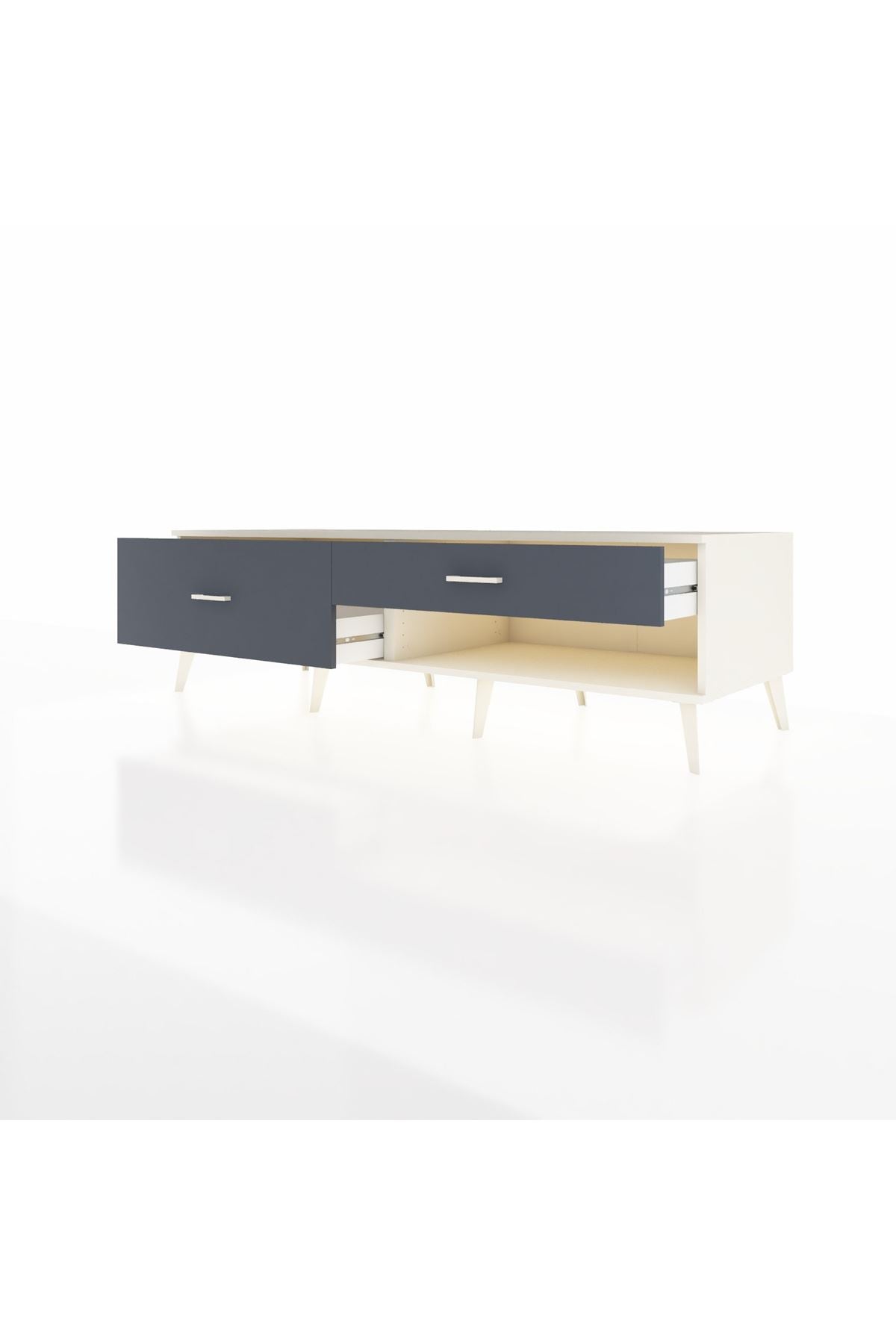 Kronos TV Ünitesi 2 Çekmeceli  176x59x51 Aytaşı-Aytaşı/Antrasit