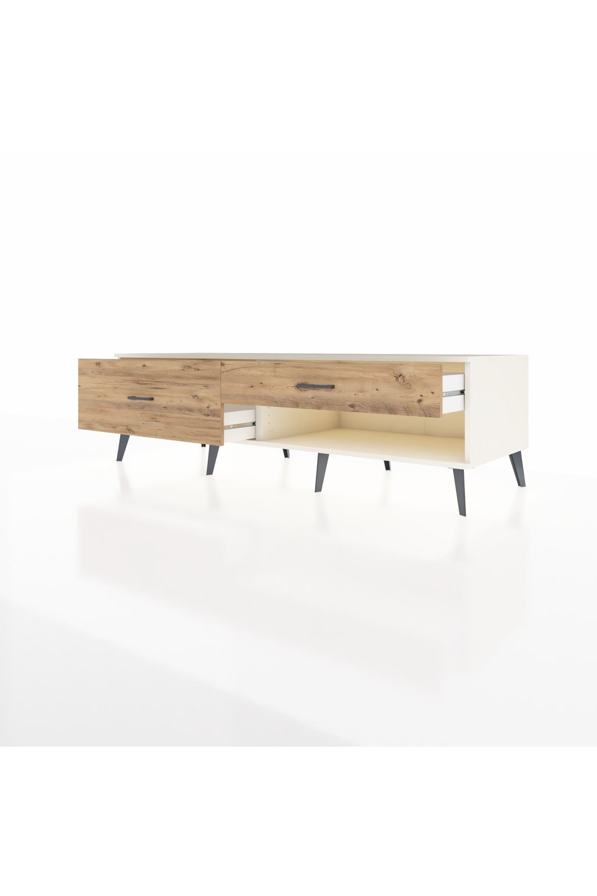 Kronos TV Ünitesi 2 Çekmeceli  176x59x51 Aytaşı-Aytaşı/Çam
