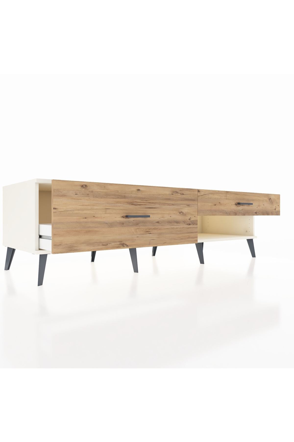 Kronos TV Ünitesi 2 Çekmeceli  176x59x51 Aytaşı-Aytaşı/Çam