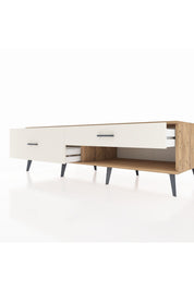Kronos TV Ünitesi 2 Çekmeceli  176x59x51 Çam-Çam/Aytaşı