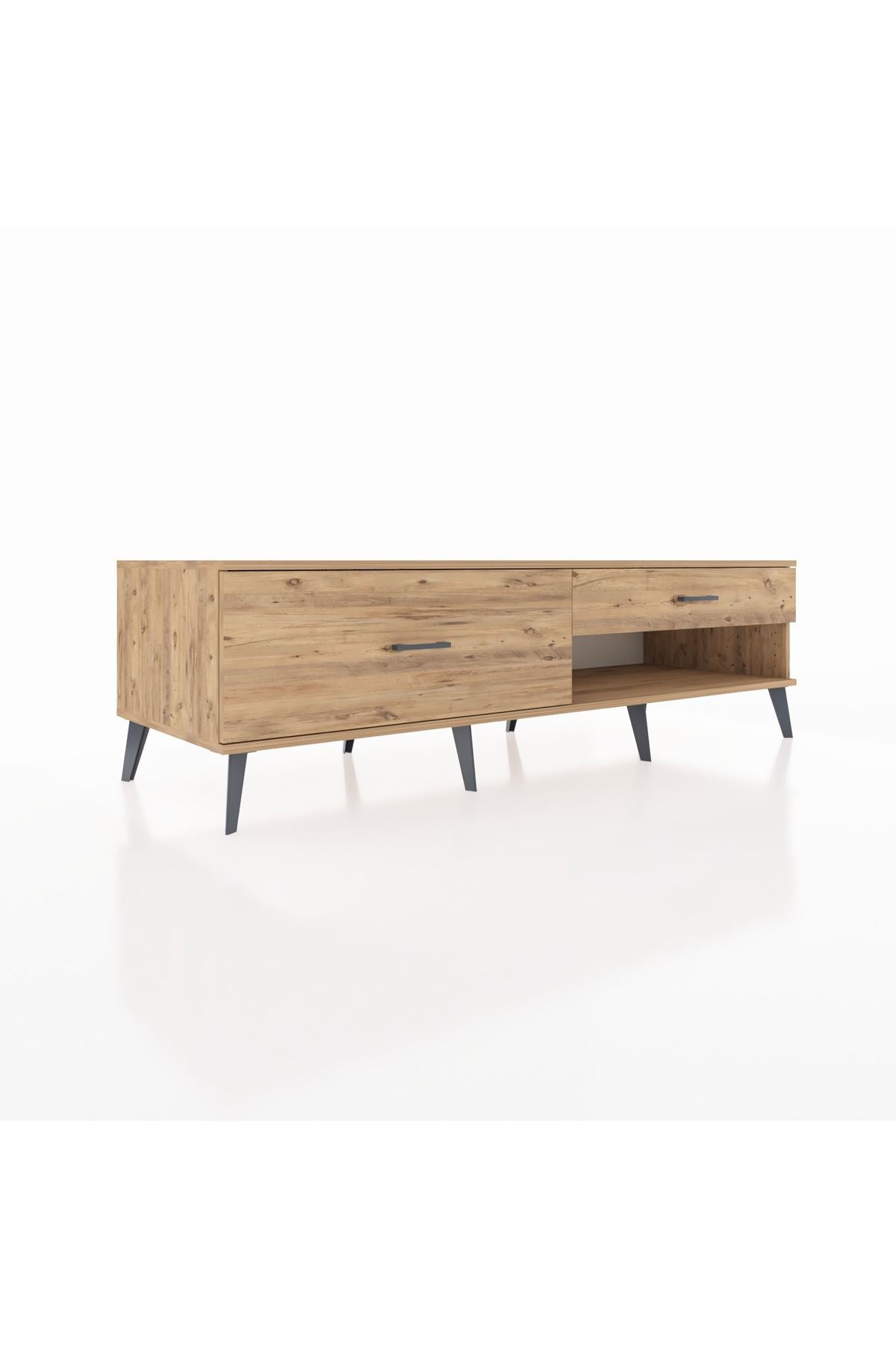 Kronos TV Ünitesi 2 Çekmeceli  176x59x51 Çam-Çam/Çam