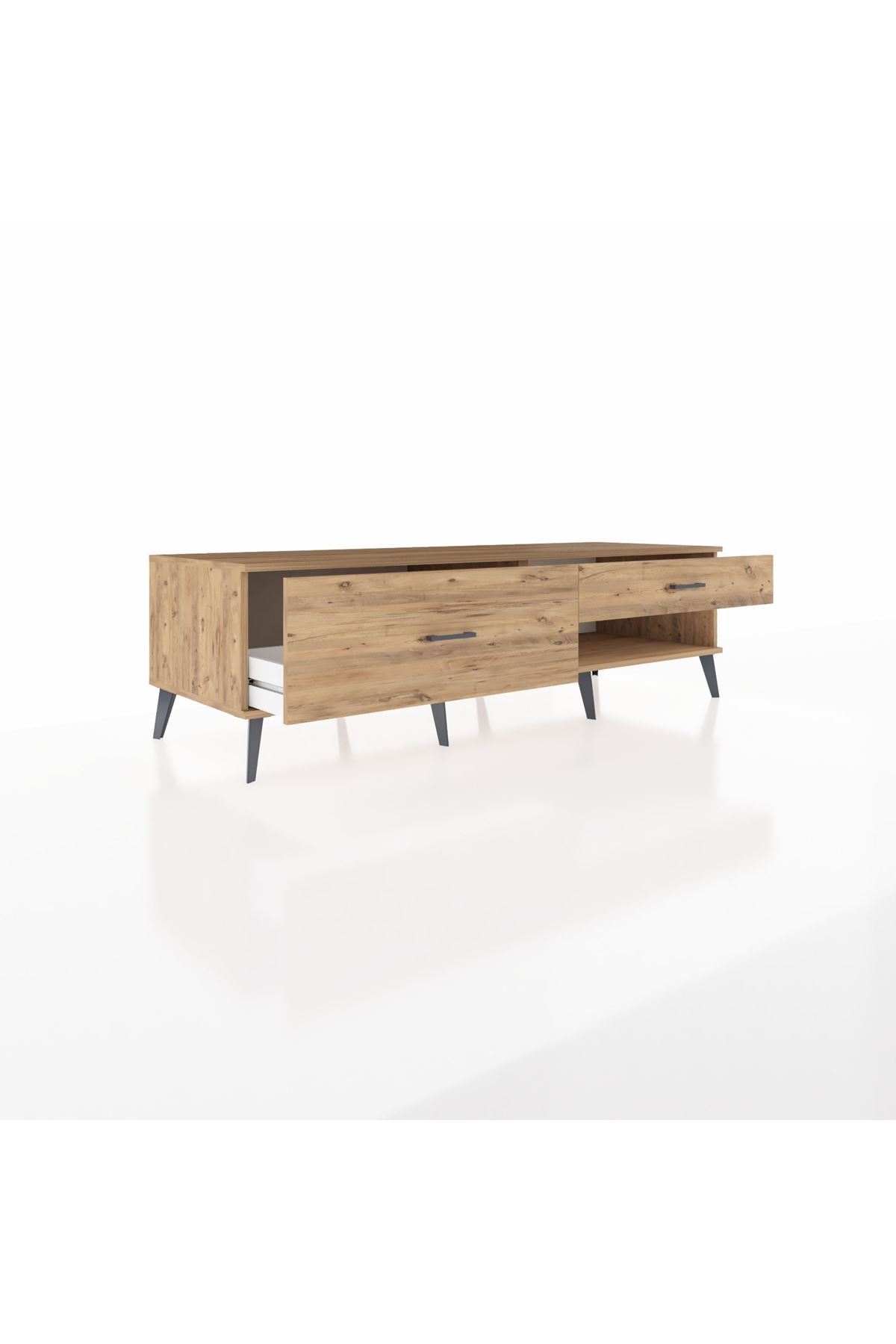 Kronos TV Ünitesi 2 Çekmeceli  176x59x51 Çam-Çam/Çam