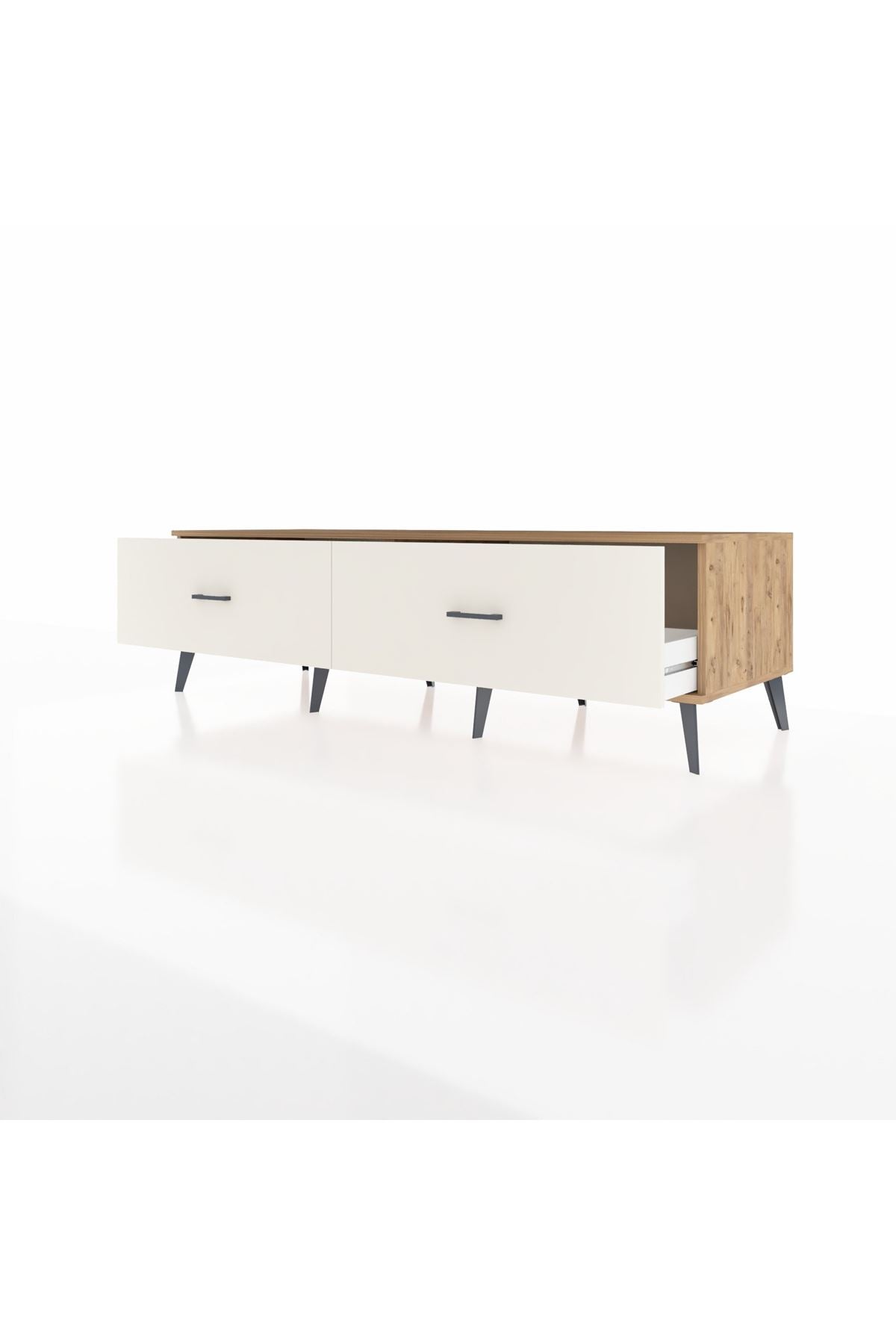 Kronos TV Ünitesi 2 Çekmeceli  176x59x51 Çam-Çam/Aytaşı