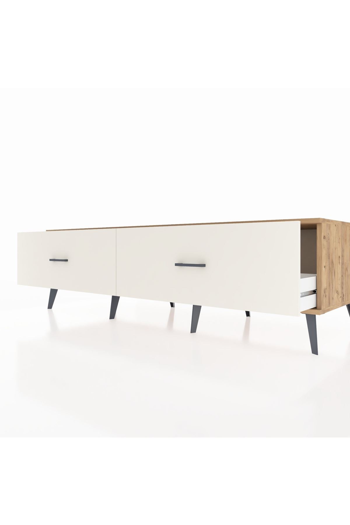 Kronos TV Ünitesi 2 Çekmeceli  176x59x51 Çam-Çam/Aytaşı