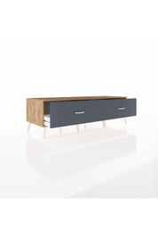Kronos TV Ünitesi 2 Çekmeceli  176x59x51 Çam-Çam/Antrasit