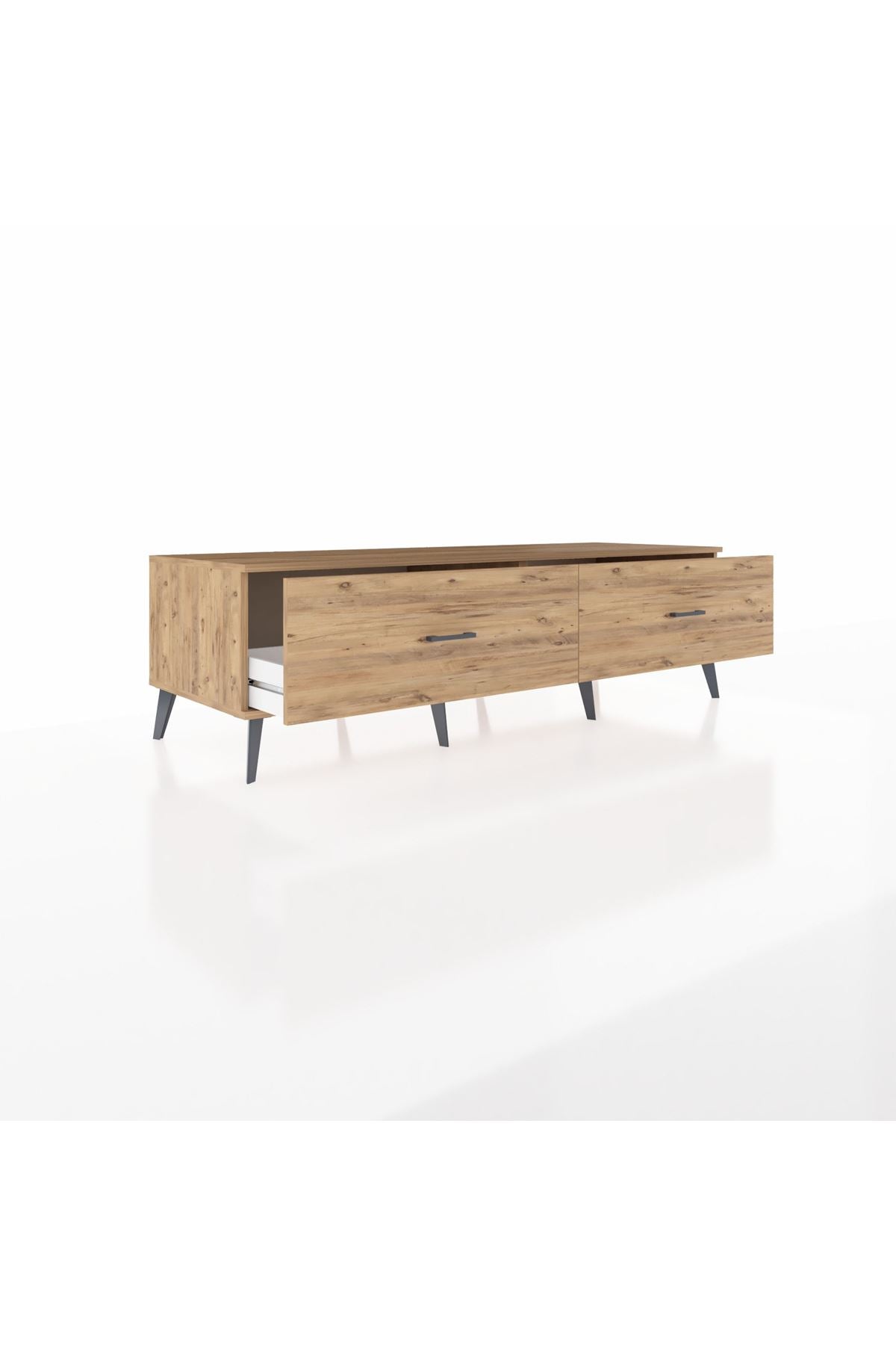 Kronos TV Ünitesi 2 Çekmeceli  176x59x51 Çam-Çam/Çam