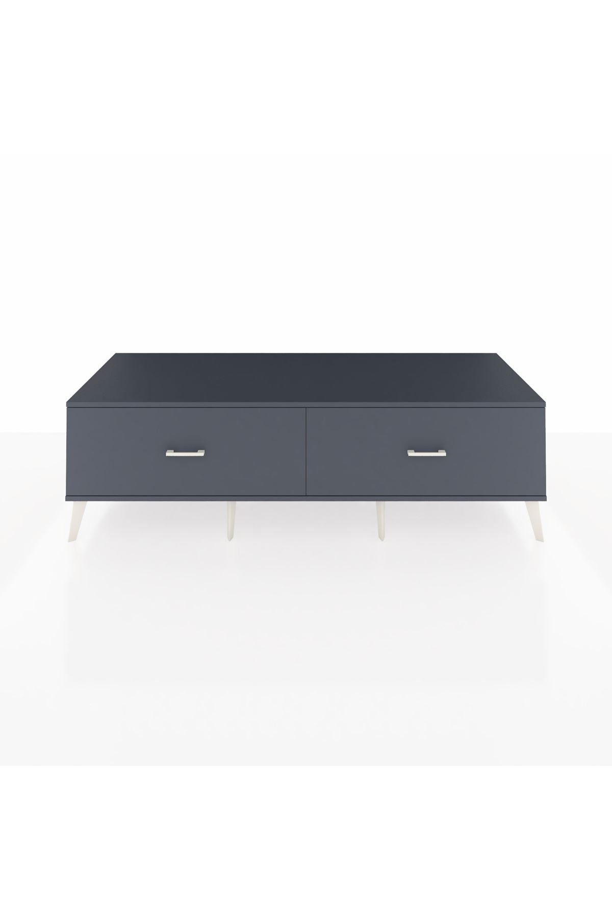 Kronos TV Ünitesi 2 Çekmeceli  176x59x51 Çam-Antrasit/Antrasit
