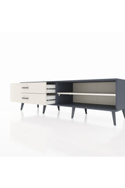 Hyperion TV Ünitesi Tek Raflı 2 Çekmeceli  176x44x51 Antrasit-Aytaşı/Aytaşı