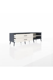 Hyperion TV Ünitesi Tek Raflı 2 Çekmeceli  176x44x51 Antrasit-Aytaşı/Aytaşı