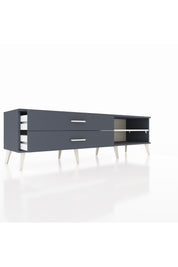 Hyperion TV Ünitesi Tek Raflı 2 Çekmeceli  176x44x51 Antrasit-Aytaşı/Antrasit