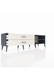 Hyperion TV Ünitesi Tek Raflı 2 Çekmeceli  176x44x51 Antrasit-Antrasit/Aytaşı