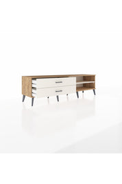 Hyperion TV Ünitesi Tek Raflı 2 Çekmeceli  176x44x51 Çam-Aytaşı/Aytaşı