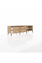 Hyperion TV Ünitesi Tek Raflı 2 Çekmeceli  176x44x51 Çam-Aytaşı/Çam