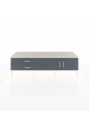 Hyperion TV Ünitesi Tek Raflı 2 Çekmeceli 2 Kapaklı 176x44x51 Aytaşı-Antrasit/Antrasit