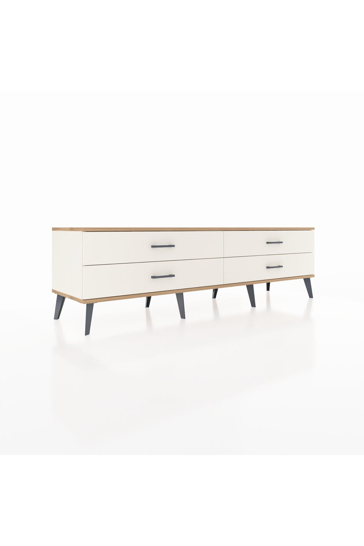 Hyperion TV Ünitesi 4 Çekmeceli  176x44x51 Aytaşı-Çam/Aytaşı