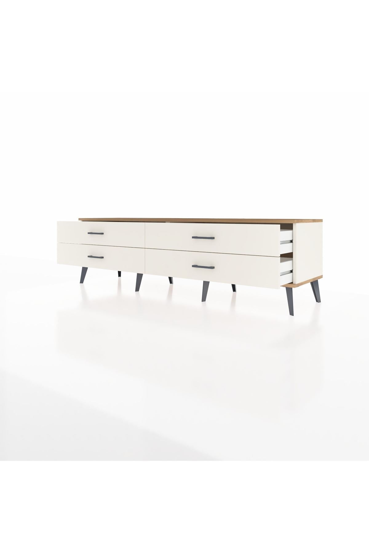 Hyperion TV Ünitesi 4 Çekmeceli  176x44x51 Aytaşı-Çam/Aytaşı