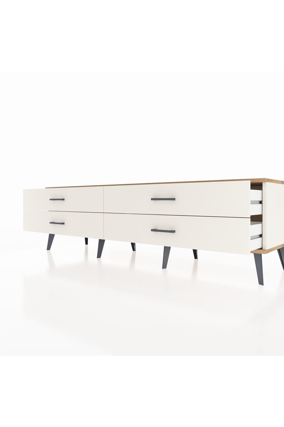 Hyperion TV Ünitesi 4 Çekmeceli  176x44x51 Aytaşı-Çam/Aytaşı