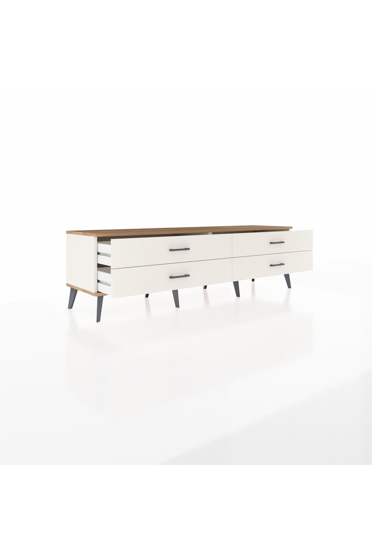 Hyperion TV Ünitesi 4 Çekmeceli  176x44x51 Aytaşı-Çam/Aytaşı