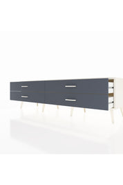 Hyperion TV Ünitesi 4 Çekmeceli  176x44x51 Aytaşı-Aytaşı/Antrasit