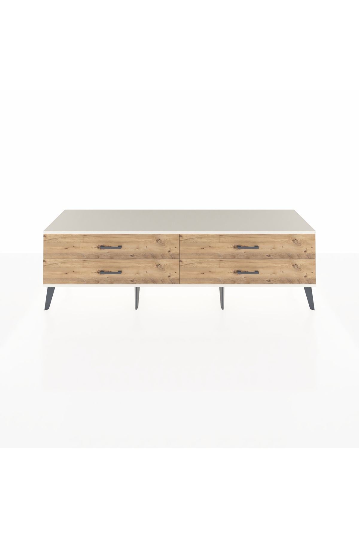 Hyperion TV Ünitesi 4 Çekmeceli  176x44x51 Aytaşı-Aytaşı/Çam