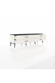 Hyperion TV Ünitesi 4 Çekmeceli  176x44x51 Aytaşı-Antrasit/Aytaşı