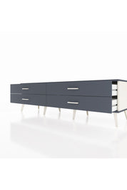 Hyperion TV Ünitesi 4 Çekmeceli  176x44x51 Aytaşı-Antrasit/Antrasit