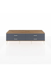 Hyperion TV Ünitesi 4 Çekmeceli  176x44x51 Antrasit-Çam/Antrasit