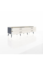 Hyperion TV Ünitesi 4 Çekmeceli  176x44x51 Antrasit-Aytaşı/Aytaşı