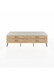 Hyperion TV Ünitesi 4 Çekmeceli  176x44x51 Antrasit-Aytaşı/Çam