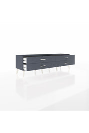 Hyperion TV Ünitesi 4 Çekmeceli  176x44x51 Antrasit-Antrasit/Antrasit