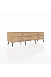 Hyperion TV Ünitesi 4 Çekmeceli  176x44x51 Çam-Çam/Çam