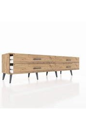 Hyperion TV Ünitesi 4 Çekmeceli  176x44x51 Çam-Çam/Çam